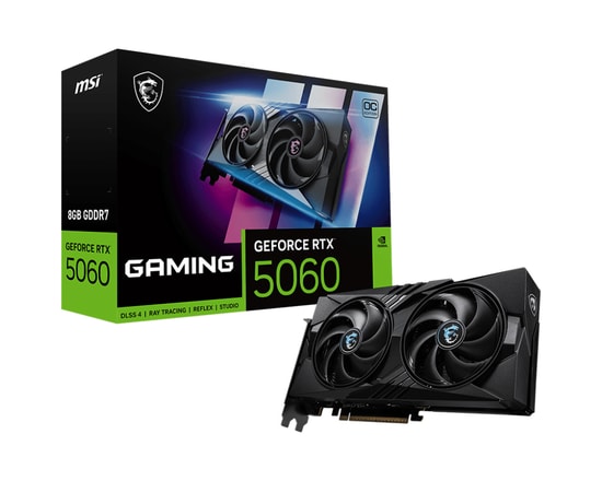 MSI GeForce RTX 5060 Gaming OC 8GB GDDR7 Ekran Kartı - 128 Bit, DX12, PCIe 5.0, 3xDisplayPort, HDMI, Ray Tracing