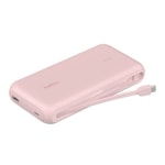Belkin BoostCharge BPB024 20.000mAh 30W USB-C Kablolu Powerbank - Pembe (BPB024HQPK) Taşınabilir Hızlı Şarj Cihazı