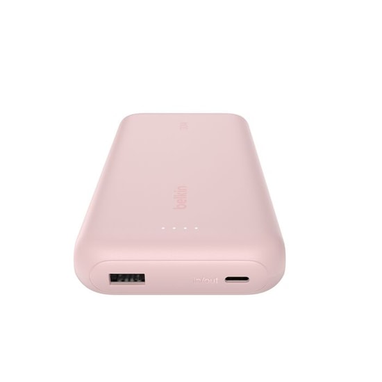 Belkin BoostCharge BPB024 20.000mAh 30W USB-C Kablolu Powerbank - Pembe (BPB024HQPK) Taşınabilir Hızlı Şarj Cihazı