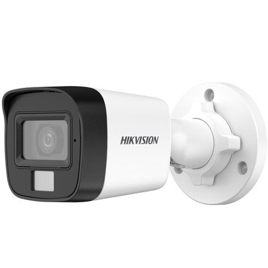 Hikvision DS-2CE16D0T-EXLPF 2MP 2.8mm Dual Light Mini Bullet IP Kamera - 20 Metre IR, Akıllı Hibrit, DWDR, CMOS, AGC