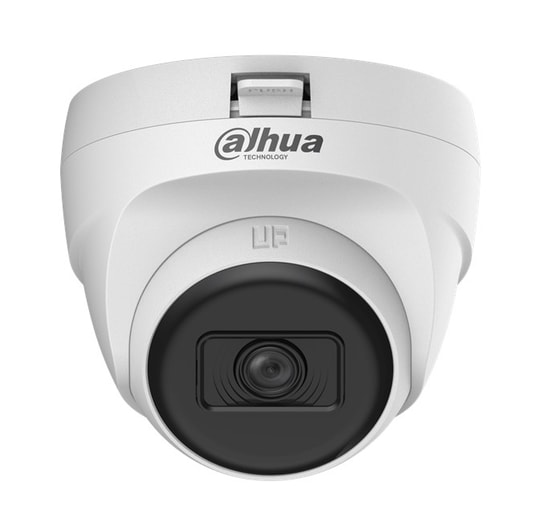 Dahua HAC-T1A21-U-A-0280B 2MP Dome HDCVI Güvenlik Kamerası - 2.8mm Lens, Sesli, 25m IR, CVI/CVBS/AHD/TVI, Plastik Kasa