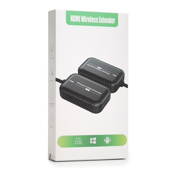 Dark DK-HD-WHDG103K 1080P Kablosuz HDMI Görüntü ve Ses Aktarım Kiti - Full HD, 60fps, WiFi, HDMI 1.4, Tak ve Çalıştır