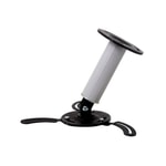 Everest PRJ-184 Projeksiyon Askı Aparatı 20cm - Tavan Montajı, 360 Dönüş, 180 Eğme, Çelik, Universal Uyumlu, 10kg Taşıma