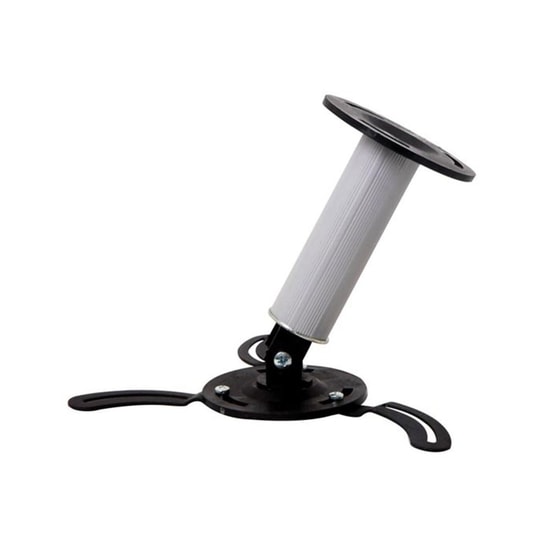 Everest PRJ-184 Projeksiyon Askı Aparatı 20cm - Tavan Montajı, 360 Dönüş, 180 Eğme, Çelik, Universal Uyumlu, 10kg Taşıma