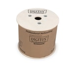 Digitus Cat6 Gri U-UTP CCA Makara Kablo (DK-1612-VH-5) - 500 Metre, %35 Bakır, %65 Alüminyum, AWG 23/1, 250MHz