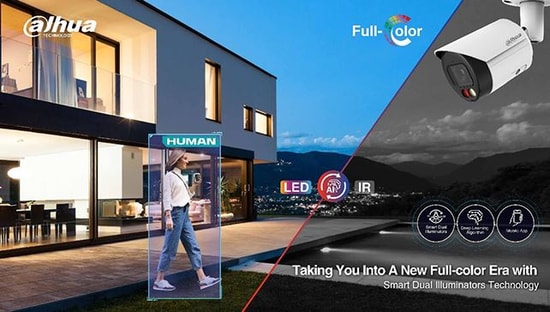 Dahua HAC-B1A21-U-IL 2MP Smart Dual Light Bullet Kamera - 3.6mm Lens, 30m IR, HDCVI/TVI/AHD/CVBS 4in1, IP67