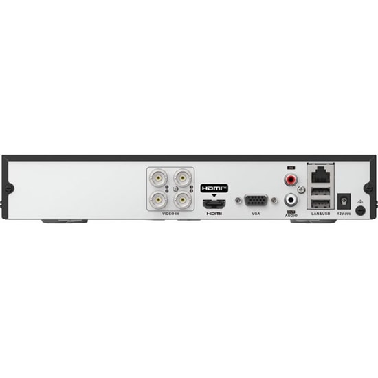 Hikvision DS-7204HGHI-M1/C 4 Kanal 720p 1U DVR Kayıt Cihazı - 4TB HDD Uyumlu, H.265 Pro+, 64Mbps, HDTVI, Yüz Tanıma