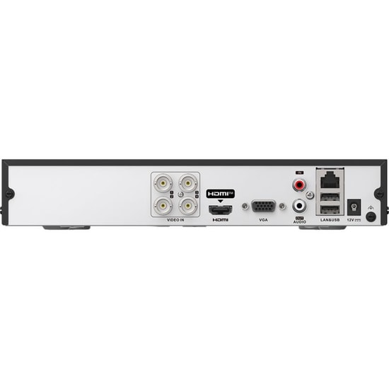 Hikvision DS-7204HGHI-M1/C 4 Kanal 720p 1U DVR Kayıt Cihazı - 4TB HDD Uyumlu, H.265 Pro+, 64Mbps, HDTVI, Yüz Tanıma