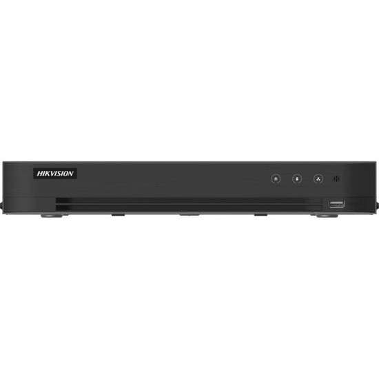 Hikvision IDS-7216HQHI-M1/XT 16 Kanal 1080p 1U AcuSense DVR - 12TB HDD Uyumlu, H.265 Pro+, 256Mbps, HDTVI, Yüz Tanıma