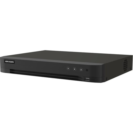 Hikvision IDS-7216HQHI-M1/XT 16 Kanal 1080p 1U AcuSense DVR - 12TB HDD Uyumlu, H.265 Pro+, 256Mbps, HDTVI, Yüz Tanıma
