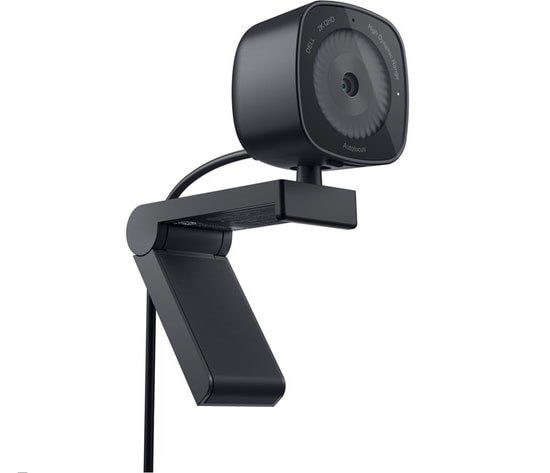 Dell WB3023 2K QHD Webcam (722-BBBV) - Teams/Zoom Sertifikalı, 2x Zoom, Gürültü Önleyici Mikrofon, HDR, Otomatik Odak