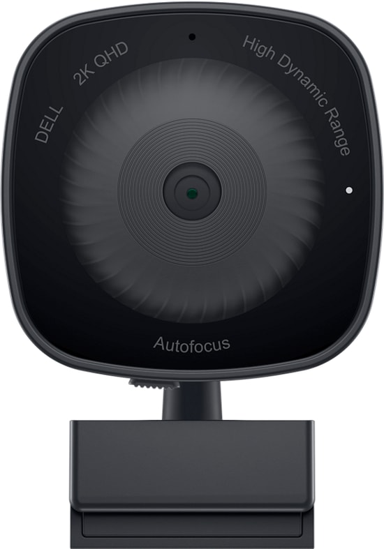Dell WB3023 2K QHD Webcam (722-BBBV) - Teams/Zoom Sertifikalı, 2x Zoom, Gürültü Önleyici Mikrofon, HDR, Otomatik Odak