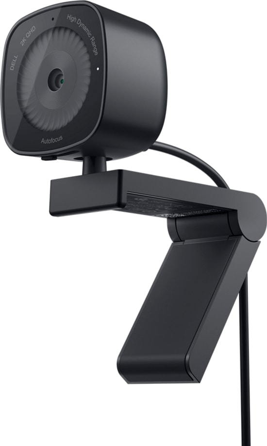 Dell WB3023 2K QHD Webcam (722-BBBV) - Teams/Zoom Sertifikalı, 2x Zoom, Gürültü Önleyici Mikrofon, HDR, Otomatik Odak