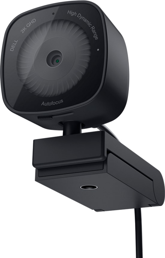 Dell WB3023 2K QHD Webcam (722-BBBV) - Teams/Zoom Sertifikalı, 2x Zoom, Gürültü Önleyici Mikrofon, HDR, Otomatik Odak