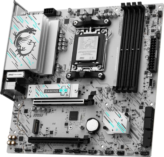 MSI B840M Gaming Plus WIFI6E Anakart: AM5, DDR5 8000MHz (OC), Çift M.2, 2.5G LAN, Wi-Fi 6E, USB 5Gbps, mATX