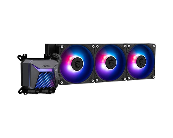 MSI MAG Coreliquid A15 360 Sıvı İşlemci Soğutucu - 3x120mm ARGB Fan, Alüminyum Radyatör, Intel-AMD Uyumlu, 65CFM