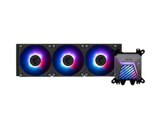 MSI MAG Coreliquid A15 360 Sıvı İşlemci Soğutucu - 3x120mm ARGB Fan, Alüminyum Radyatör, Intel-AMD Uyumlu, 65CFM