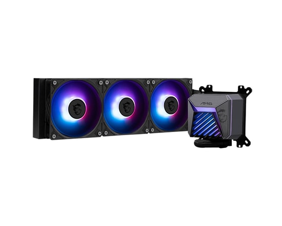 MSI MAG Coreliquid A15 360 Sıvı İşlemci Soğutucu - 3x120mm ARGB Fan, Alüminyum Radyatör, Intel-AMD Uyumlu, 65CFM