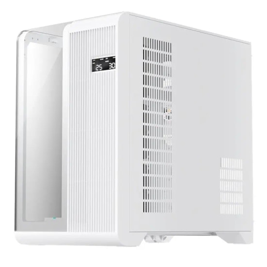 1st Player RT7 850W 80+ Gold Beyaz Digital ATX Kasa (RT7-WHT-4F-G850W) - Full Modüler, ARGB, 3x Temperli Cam, USB 3.0