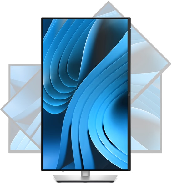 Dell Pro P2725D 27" WQHD IPS Monitör - 2560x1440, 5ms, 100Hz, 350nit, HDMI, DP, Pivot, Yükseklik Ayarlı, USB-C 15W PD