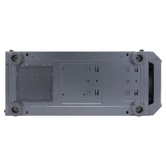 1st Player FD5-M Siyah 600W 80+ ARGB M-ATX Kasa (FD5M-BLK-4F-600W) - Temperli Cam, Mesh Panel, 4x12cm Fan, USB 3.0