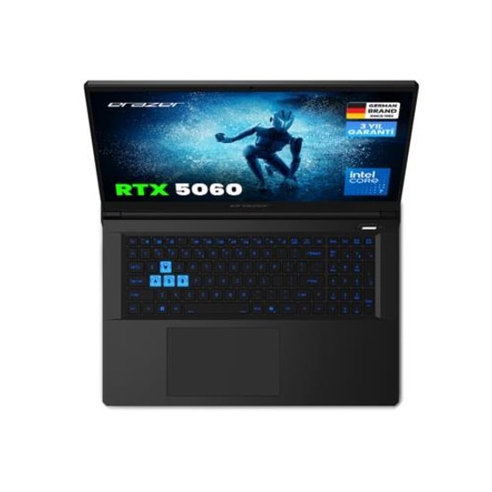 ERAZER Defender 17 P1 MD600008 Intel Core 7-240H, 32GB DDR5 RAM, 2TB SSD, RTX5060 17.3" FHD 144Hz FreeDOS Gaming Laptop