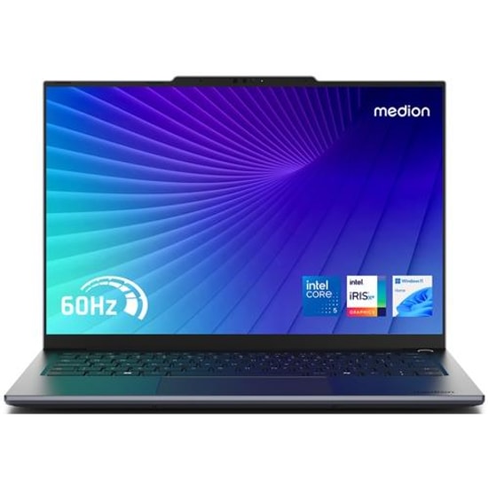 ERAZER Medion Signium 14 S1 MD600002: Core 5-120U, 16GB DDR4 RAM, 512GB SSD, 14" 2.8K OLED 120Hz, Windows 11 Home Laptop