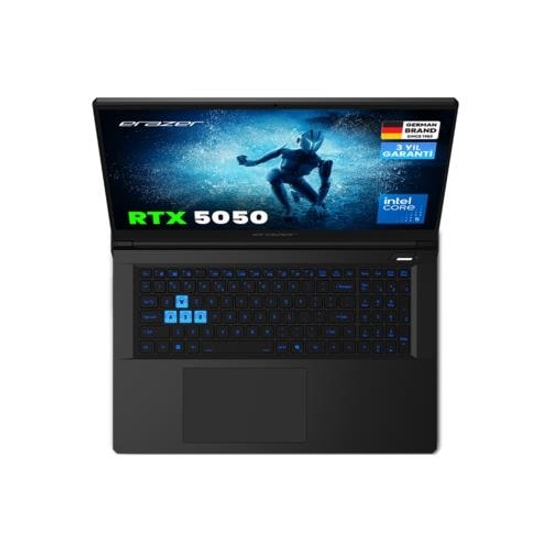 Erazer Scout 17 E1 MD600006 Core 5-210H 16GB DDR5 RAM 1TB SSD RTX 5050 8GB 144Hz 17.3" FHD FreeDOS Gaming Laptop