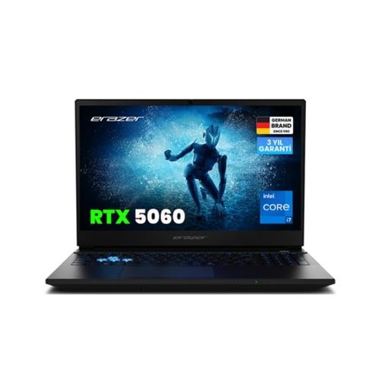 ERAZER Deputy 15 P1 MD600004 i7-13620H 16GB DDR5 RAM 1TB SSD RTX5060 15.6" Full HD 144Hz FreeDos Gaming Laptop