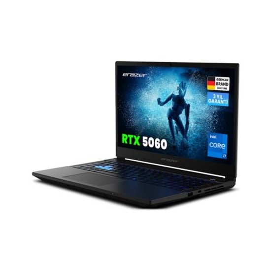 ERAZER Deputy 15 P1 MD600004 i7-13620H 16GB DDR5 RAM 1TB SSD RTX5060 15.6" Full HD 144Hz FreeDos Gaming Laptop