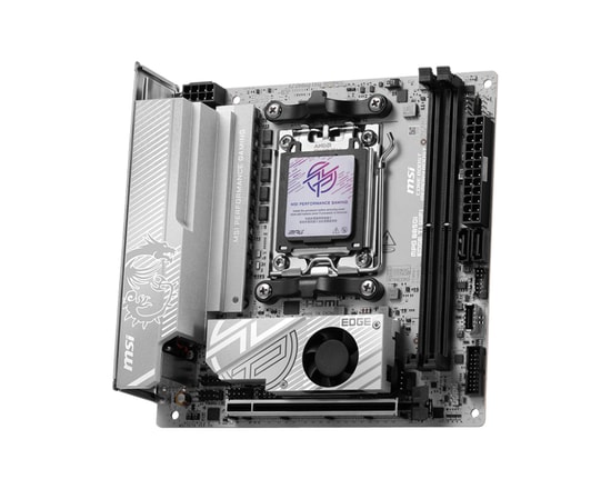 MSI MPG B850I EDGE TI WIFI Anakart: AM5, DDR5 8200MHz(OC), Çift M.2, USB 20Gbps, Wi-Fi 7, 5G LAN, PCIe 5.0, Mini-ITX