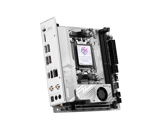 MSI MPG B850I EDGE TI WIFI Anakart: AM5, DDR5 8200MHz(OC), Çift M.2, USB 20Gbps, Wi-Fi 7, 5G LAN, PCIe 5.0, Mini-ITX