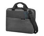 Samsonite Qibyte 14.1'' Antrasit Notebook Çantası (16N-09-001) - Polyester, Unisex Kullanım, Ayarlanabilir Omuz Askısı
