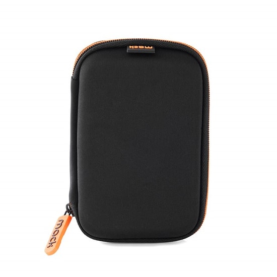 Mack MCC-4008 2.5" Siyah Turuncu Hard Disk Kılıfı - Ekstra Takviyeli, Elastik Sabitleme Kayışı, İç Cepli, Darbe Koruma