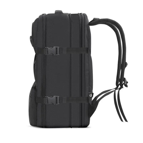 Mack Explor MCE-1205 17.3" Siyah Eco Sırt Çantası - 34 Litre Hacim, Su Geçirmez, Ergonomik Tasarım, Çok Bölmeli