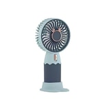 Nettech F48 Yeşil Avuç İçi Masaüstü Şarjlı Mini Fan (NT-114372) - Taşınabilir, Standlı, Kompakt Tasarım, USB Şarjlı