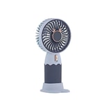 Nettech F48 Mavi Avuç İçi Masaüstü Şarjlı Mini Fan (NT-114371) - Taşınabilir, Standlı, Kompakt Tasarım, USB Şarjlı