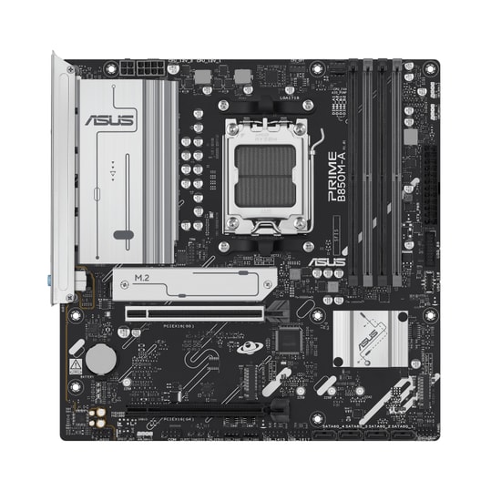 ASUS PRIME B850M-A-CSM Anakart: AM5, DDR5 8000MHz (OC), 3xM.2, PCIe 5.0 x16, HDMI, 2xDP, USB 10Gbps, 2.5G LAN, MicroATX