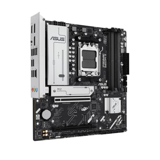 ASUS PRIME B850M-A-CSM Anakart: AM5, DDR5 8000MHz (OC), 3xM.2, PCIe 5.0 x16, HDMI, 2xDP, USB 10Gbps, 2.5G LAN, MicroATX