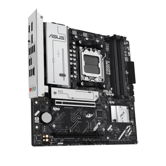 ASUS PRIME B850M-A-CSM Anakart: AM5, DDR5 8000MHz (OC), 3xM.2, PCIe 5.0 x16, HDMI, 2xDP, USB 10Gbps, 2.5G LAN, MicroATX