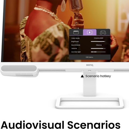 BenQ EW2790U 27" 4K IPS HDR400 Premium Monitör - 5ms, 60Hz, 3840x2160, USB-C, 65W PD, HDMI, 400nits, Pivot, Eye Care