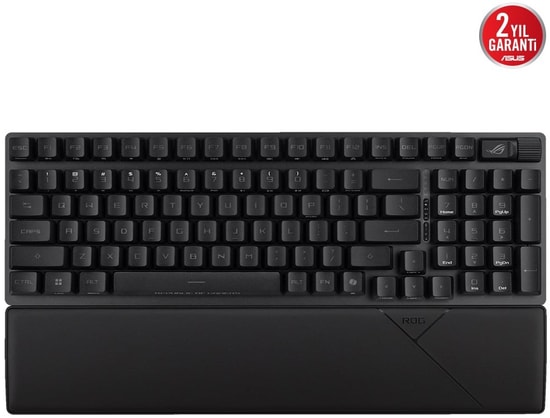 Asus ROG Strix Scope II 96 RX Red Türkçe Kablosuz Oyuncu Klavyesi - PBT Tuşlar, 3 Mod Bağlantı, Ek Tuşlar, Bilek Desteği
