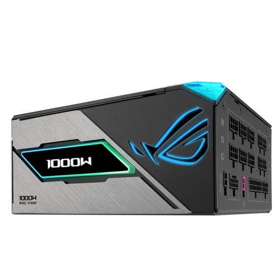 ASUS ROG Thor 1000P3 GAMING 80+ Platinum 1000W Modüler Güç Kaynağı - PCIe Gen 5.1, ATX 3.1, GaN MOSFET, OLED, Turbo Mod