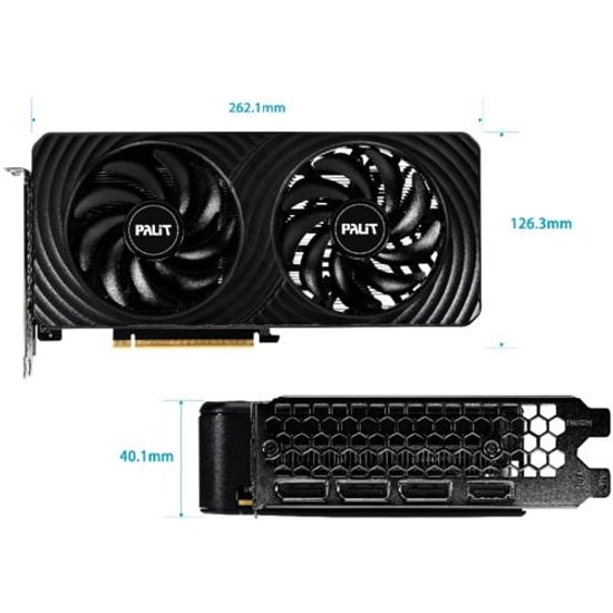 Palit GeForce RTX 5050 Dual 8GB GDDR6 Ekran Kartı (NE65050019P1-GB2070D) - 3xDP 2.1b, HDMI 2.1b, 128 Bit, DLSS 4