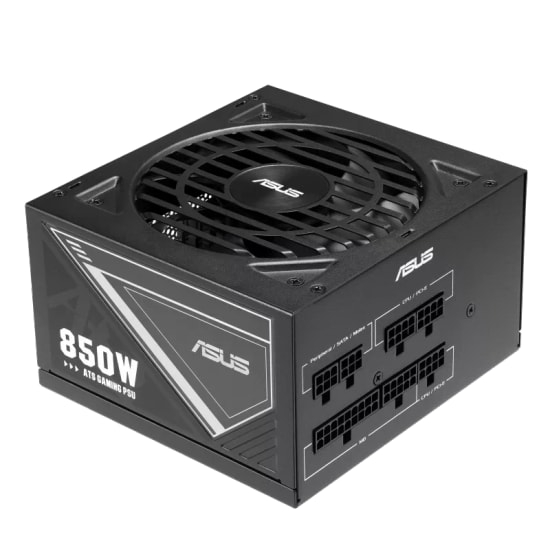 ASUS ATS 850W 80+ Gold Full Modüler ATX Güç Kaynağı - Çift Rulmanlı Fan, Aktif PFC, ATX12V Form, OPP/OVP/UVP/SCP/OCP/OTP