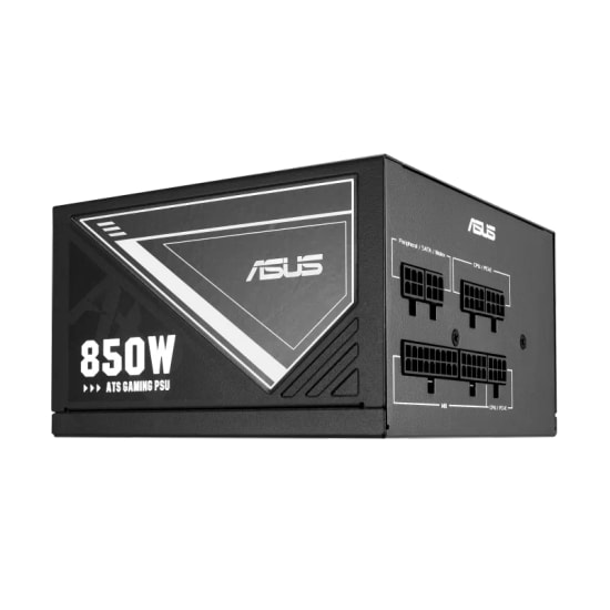 ASUS ATS 850W 80+ Gold Full Modüler ATX Güç Kaynağı - Çift Rulmanlı Fan, Aktif PFC, ATX12V Form, OPP/OVP/UVP/SCP/OCP/OTP