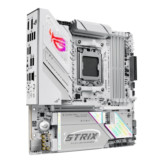 ASUS ROG STRIX B850-G GAMING WIFI Anakart - AM5, DDR5 8000MHz (OC), HDMI, DP, PCIe 5.0, 4xM.2, WiFi 7, 2.5G LAN, mATX