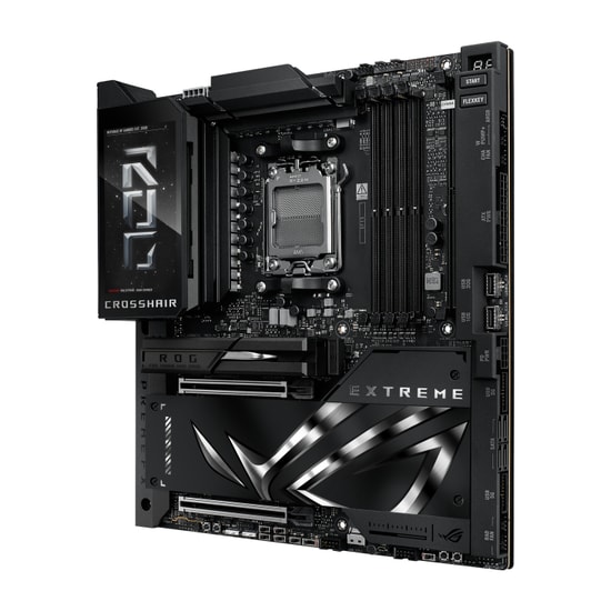 ASUS ROG Crosshair X870E Extreme Anakart - AM5, DDR5 9000MHz (OC), 5xM.2, 2xUSB4 (40Gbps), WiFi 7, 10G LAN, OC Kit, EATX