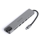 Dark DK-AC-U31X40 USB 3.1 Type-C 8'i Bir Arada Çoklayıcı: Ethernet, HDMI, SD/TF Kart Okuyucu ve USB 3.0/2.0 Çevirici Hub