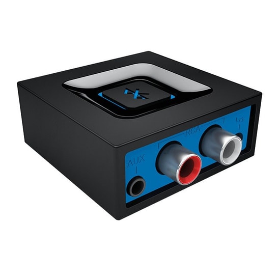 Logitech Kablosuz Bluetooth Siyah Ses Adaptörü (980-000912) - 3.5mm AUX, RCA Stereo Çıkış, Çoklu Erişim, Geniş Uyumluluk